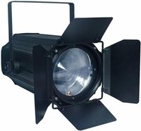 Projecteur de scène LED Fresnel PKnight 200W, contrôle DMX, corps en aluminium, 2-en-1 blanc chaud/froid, zoom automatique, IP65, Ra90, dimmable, fixation murale/poteau