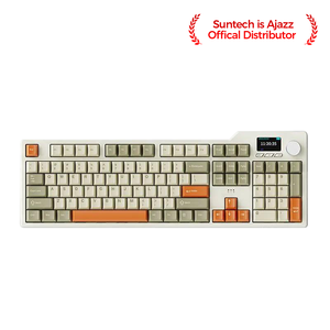 คีย์บอร์ดกลไก Ak35i V3 Avocado Switch Tri-mode พร้อมหน้าจอ Rgb Diy รุ่น Ak35i V3 Avocado Switch (สีเทา-เบจ-ส้มจากโรงงาน) - Product Image 5