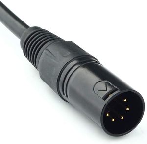 Câble d'éclairage DMX DMX-512 XLR 5 broches mâle vers XLR 5 broches femelle - Product Image 6