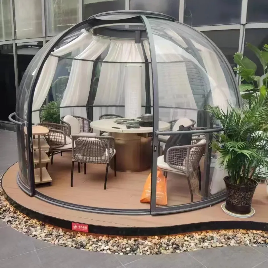 Decorating Sunroom Sun Room dome house Building Material Projects Aluminum Tempered Glass Lowes Glazed bubble dome