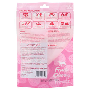 Friandises dentaires naturelles et saines pour chiens de compagnie Saveur de myrtille Tranche de fromage Collations pour chiens Soins bucco-dentaires Friandises à mâcher pour chiens Usine d'os - Product Image 2