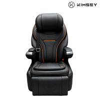 Siège de voiture électrique inclinable en cuir de luxe KIMSEY Vip, personnalisé pour Vito, Sprinter, Metris