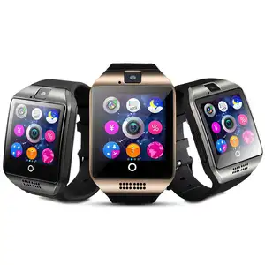 Q18 BT Kamera Smart Watch mit Facebook WhatsApp Twitter Sync SMS-Unterstützung SIM TF-Karte für iOS Android Smartwatch