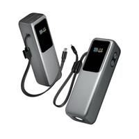 Batterie externe pour ordinateur portable 165W, chargeur portable 27000mAh avec lampe de poche intégrée, câble USB-C, affichage LED, charge super rapide