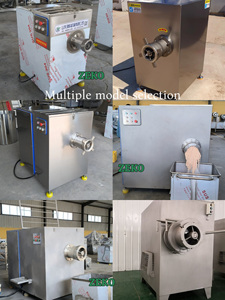 Tritacarne Industriale <span class=keywords><strong>Elettrico</strong></span> per <span class=keywords><strong>Carne</strong></span> Congelata e Verdure con Struttura di Supporto - Product Image 4