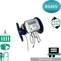 Large Caliber Flange Ultrasonic Heat Meter Thermal Power Plant Heating Flow Calorimeter OEM Available