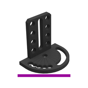 Steelexpert gpph 180x260x225มม. ไม้โปรแทรคเตอร์มือขวาหนา25มม. รู28มม - Product Image 1