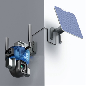 WiFi IP AI CCTV Caméras de sécurité Panneaux solaires 4K Full HD Video Auto Trking Camera 4G Sim Dual Lens Cam/ - Product Image 3