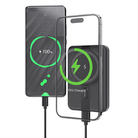 10000mAh 20W PD charge rapide magnétique sans fil Portable Mag chargeur batterie externe avec batterie USB-C sûre pour téléphone 15 14 13