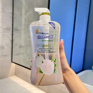 Gel Douche Herbal Grande Capacité Camélia Parfum Grenade Rouge Lavant Corporel Hydratant Mousse de Bain pour Toute la Famille - Product Image 6