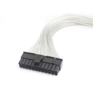 สายไฟต่อขยาย24-PIN ตัวผู้กับตัวเมียสำหรับพีซีตั้งโต๊ะวัสดุ PVC มีในสต็อก - Product Image 6