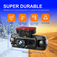 Caméra embarquée mobile 360° pour véhicule, enregistreur vidéo DVR, Wifi 5G, GPS, caméra avant et arrière, 4 canaux, caméra de tableau de bord 4K, mode sentinelle 24h/24