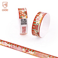 Billet jetable en papier personnalisé Bracelet étanche Bracelet en Tyvek Bracelets synthétiques en papier Bracelet de fête du Festival des événements