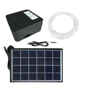 Solar Powered Pond Aerator Pump 6W USB Rechargeable DC 12V For Fish Farming Aquarium - Product Image 2