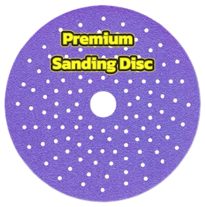 737U 150mm 다중 구멍 세라믹 알루미나 샌딩 디스크 후크 앤 루프 백킹 샌드페이퍼 자동차 바디 폴리싱 및 목재 마감용 - Product Image 1