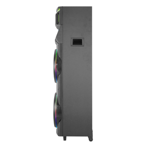 Sistema de Sonido Subwoofer Doble de 12 Pulgadas para Fiestas al Aire Libre, con Iluminación LED RGB y Micrófono Inalámbrico (<span class=keywords><strong>2</strong></span>) para 5.0 100-300W - Product Image 4