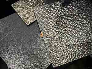 Placa Decorativa de Acero Inoxidable Martillada a Mano EX304 304J1 con Acabado en Latón Antiguo para Decoración de Interiores - Product Image 3