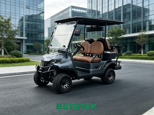 Carrito de Golf Eléctrico para 4 Pasajeros, Carro de Golf Eléctrico con Certificación DOT CE GCC EEC para Uso en Carreteras No Públicas - Product Image 1
