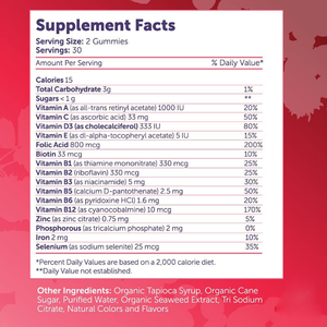Gomitas del grupo de vitamina B de etiqueta privada Gomitas multivitamínicas Suplemento de vitaminas <span class=keywords><strong>B12</strong></span> Soporte <span class=keywords><strong>para</strong></span> mamá y bebé - Product Image 2