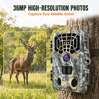 Caméra de chasse 36MP 2.7K à déclenchement rapide 0.3s, détection 21m, IR 940nm sans flash, étanche IP66, écran TFT 2.0" – Vente directe usine