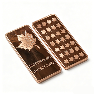 Lingotes de Cobre de 10 Onzas (10 oz) en Oferta, Lingote de Cobre Puro 999 de 1 kg para Inversión, Lingote de Cobre 999 al Mejor <span class=keywords><strong>Precio</strong></span> para Inversión - Product Image 1