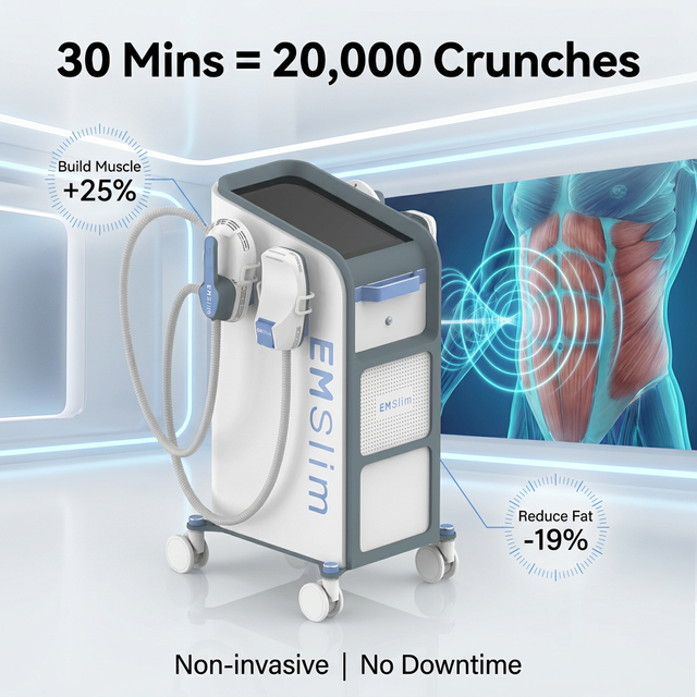 2024 Newest 13 Tesla Weight Lose Body Slimming EMS NEO RF Muscle Stimulator EMS Body Sculpting Machine With 2/4 Handles
