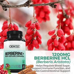פרטי תווית טבעוני קפסולות berberine תוספת כמוסות בריא - Product Image 4
