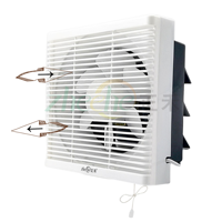 250mm 10 pouces réversible flux d'air extracteur ventilateur fenêtre monté électrique cuisine salle de bain Ventilation ventilateur d'extraction OEM personnalisable