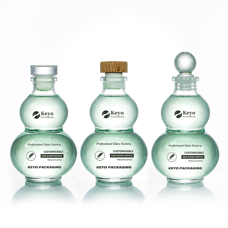 Wholesale 250ml Gourd Shape Glass Beverage
