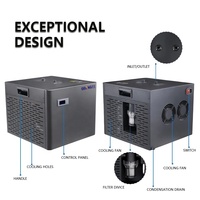 Compresseur Dombey Qilong QL-1018 1/3HP, moteur de refroidisseur d'eau automatique pour bain de glace, pompe à eau avec télécommande, éco-responsable et économe en énergie