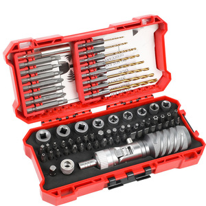 Mini Drill <b>Bit</b> <b>Screwdriver</b> <b>Set</b> 68 Pcs Phillips Flathead <b>Bits</b> Plastic Case Diy Tools - Product Image 1