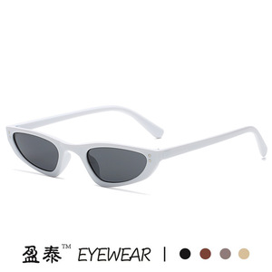 แว่นกันแดดทรงแคทอายผู้หญิง UV400 กรอบพีซีคลาส 2 แว่นกันแดดสไตล์เรโทร - Product Image 4