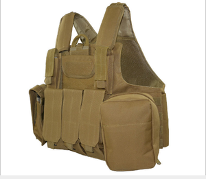 Gilet tactique multi-poches camouflage TV301 pour l'extérieur avec fil d'acier pour utilisation sur le terrain - Product Image 2
