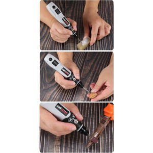 DIY 3.7V USB Charging Li-ion Cordless 3mm Mini <b>Angle</b> Kit Engravin Polishing <b>Tools</b> Switch Battery 10000rpm DIY 4.2V USB Char - Product Image 2