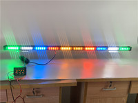 Golddeer 48 pulgadas de alta potencia 3 vatios Leds coche estroboscópico luz intermitente/LED asesor de tráfico barra de luz direccional SL255