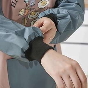 Bavoir de nettoyage de <span class=keywords><strong>cuisine</strong></span> multifonctionnel <span class=keywords><strong>Tablier</strong></span> de <span class=keywords><strong>cuisine</strong></span> à manches longues avec poches <span class=keywords><strong>Tablier</strong></span> de <span class=keywords><strong>cuisine</strong></span> lavable pour adultes - Product Image 4