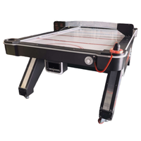 Machine de jeu d'arcade de hockey sur air à monnayeur, 2 joueurs, grande taille, construction en métal/acrylique/plastique, utilisation intérieure