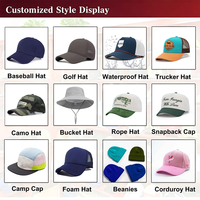 Casquettes de golf personnalisées à 5 panneaux bicolores avec aérations découpées au laser, casquette imperméable avec logo en PVC personnalisé pour hommes, sports de plein air