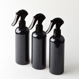 Bottle Spray Multiple Capacity Black PET Plastic Bottle With Trigger Spray