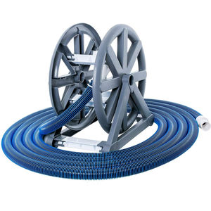 Accessoires <span class=keywords><strong>de</strong></span> <span class=keywords><strong>piscine</strong></span> Tuyau d'aspirateur à plaie en spirale <span class=keywords><strong>de</strong></span> 1 à 1/2 po x 36 pieds avec manchette et enrouleur standard - Product Image 4