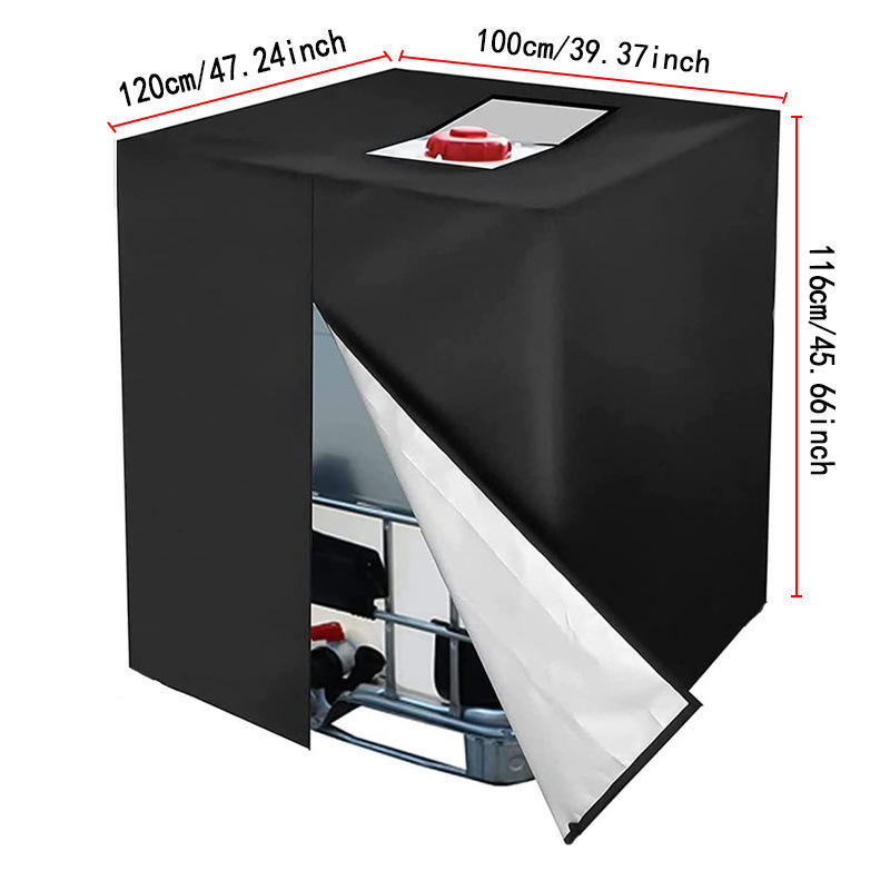 สีดำ 210D พร้อมซิปและฝาปิด