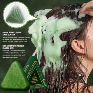 Nouvelle tendance Shampooing <span class=keywords><strong>à</strong></span> base de plantes Savon Usman <span class=keywords><strong>Herbe</strong></span> pour le nettoyage Contrôle de l'huile et barre de shampooing Romarin Cyprès Contrôle de l'huile et soulagement des démangeaisons - Product Image 1