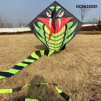 Serpent volant coloré pour enfants, tenture en plein air, gros chaton, avec jeu de ficelle, vente en gros
