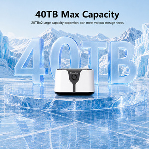 6Gbps UASP Offline-Klonfunktion Dual-Bay Externe USB3.0 Festplatte SATA SSD HDD Dockingstation Unterstützung bis zu 40TB - Product Image 5