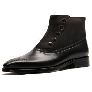 Nouveautés : Bottines Chelsea <span class=keywords><strong>en</strong></span> cuir de haute qualité pour hommes – Respirantes, antidérapantes, idéales pour l'hiver et l'automne, chaussures habillées personnalisables - Product Image 1