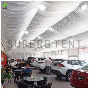 Outdoor <b>Large</b> Temporary 4S Showroom <b>Tent</b> Aluminum Exhibition Car Display Pavilion Waterproof Rectangular Oxford Cloth All - Product Image 2
