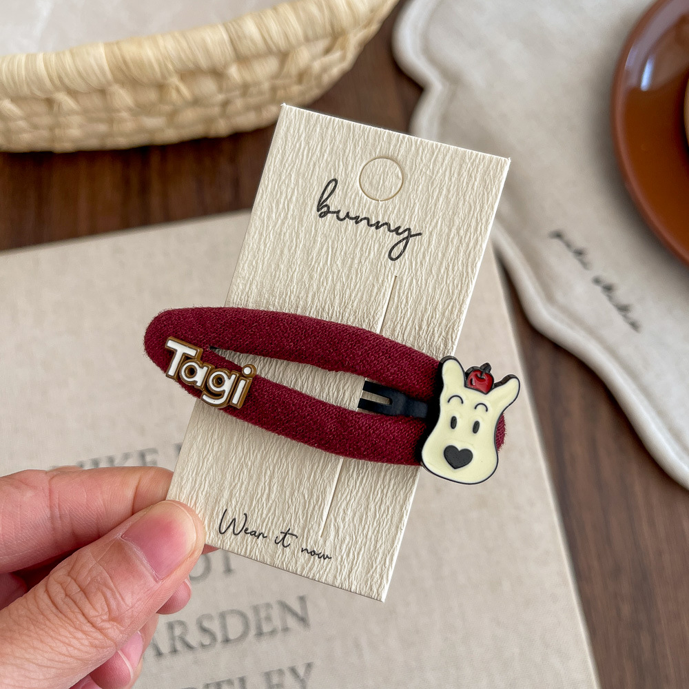Red oval puppy bb holder