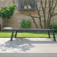 Chaise longue pliante moderne d'extérieur en aluminium avec coussins rembourrés inclinables pour jardin, hôtel, plage, piscine, salon