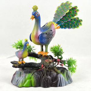 שליטת קול בעלי החיים טווס צעצוע עם אור ומוסיקה מתנת ילד - Product Image 1