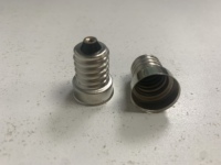 Douilles et supports de lampe de qualité en laiton nickelé E12 E26, prix usine